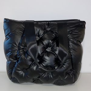 Black Puffer Tote